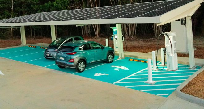 Electric Vehicle charging stations - Multi Span Australia Group Pty Ltd.